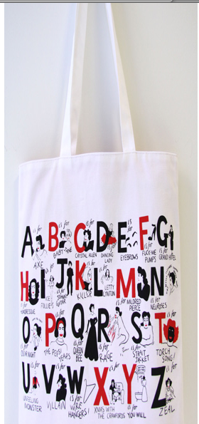 Shopping Bag 'A Joan Crawford alphabet' by Donald Urquhart